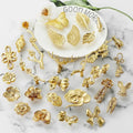 Hot Sale Creative Bow Cloud Flower Animal butterfly Gold Furniture Handle Cabinet Brass Knobs Drawer Pull