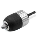 2-13mm 3 / 8-24UNF Self-locking Keyless Wrench Drill Chuck Quick Change Adapter Converter Impact Hex Shank Drill Chuck Adaptor