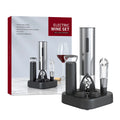 Top Seller Automatic Corkscrew Wholesales Custom Battery Rechargeable USB Stainless Steel Electric Wine Opener Base