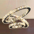 K9 Crystal Chandelier Pendant Lights Modern Home Living Room Hanging Lamp Dimmable with Remote Control