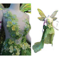 Stage Performance Green Long Prom Dress Embroidery Lace Prom Dresses Dress Robe De Soiree Formal Gowns Flower Party Dresses