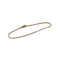 Gold Filled Flat Rectangle Link Chain Bracelet Long 14K Gold Chain Anklet Chain Jewelry for Women