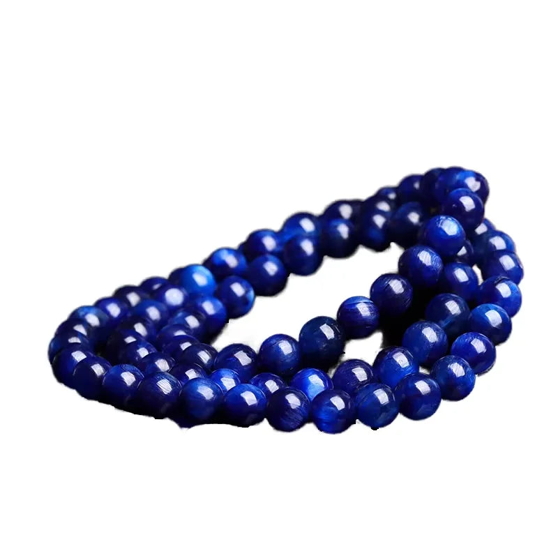HZ Handmade Adjustable String Crystal Beads Lapis Lazuli Bracelet Jewelry