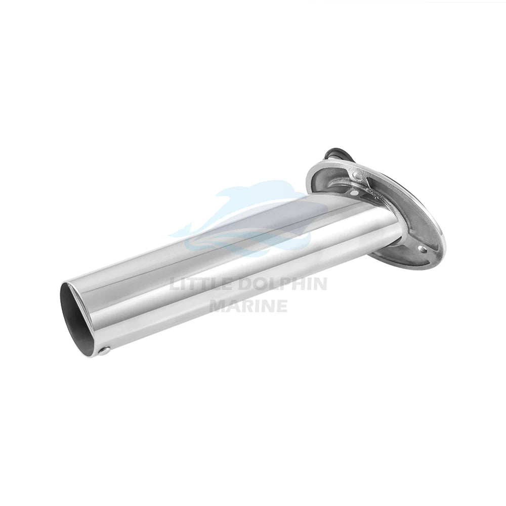 Little Dolphin AISI316 STAINLESS STEEL HEAVY FLUSH MOUNT ROD HOLDER Marine Hardware