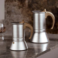 New Nordic Food Grade Aluminium Mocha Coffee Maker 6 Person Espresso Kettle Coffee Pot Home Party Restaurant Drinkware Sets