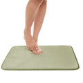 Memory Foam Bathroom Mat Suit Three-piece Flannel Bathroom Mat Water Absorption Bath Mat