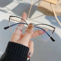 Multi-style Portable Vintage Eyebrow Designer Optical Spectacle Computer Goggles Blue Light Blocking Metal Frames Eyeglasses