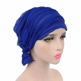 Fashion Cotton Islamic Head Cap Stretch Plain Color Muslim Turban Cap Hat Match Women Scarf Fabric Hijab