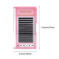 W Shape 3D Natural Eyelash Extensions Model Soft Volume Fan Lashes Dark Matte Volume Fan Eyelash Extensions