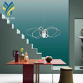 Durable Vinyl Faced Cloth Backed Wallpaper Artistic Ombre Transition Mural for High End Hotel and Villa Interior Decoration