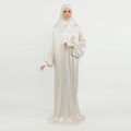 2022 Fashion Elegant Nida Material for Khimar Prayer Abaya for Women Four Season Customized Size