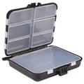 PVC Plastic Rigid Fishing Tackle Accessories Box-Extremely Strong Case for Lake & River Use