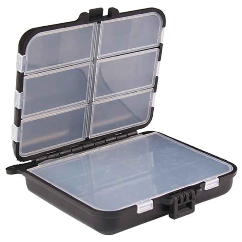 PVC Plastic Rigid Fishing Tackle Accessories Box-Extremely Strong Case for Lake & River Use