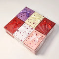 New Arrival Colorful Custom Unique Luxury Wave Point Pattern Jewelry Boxes