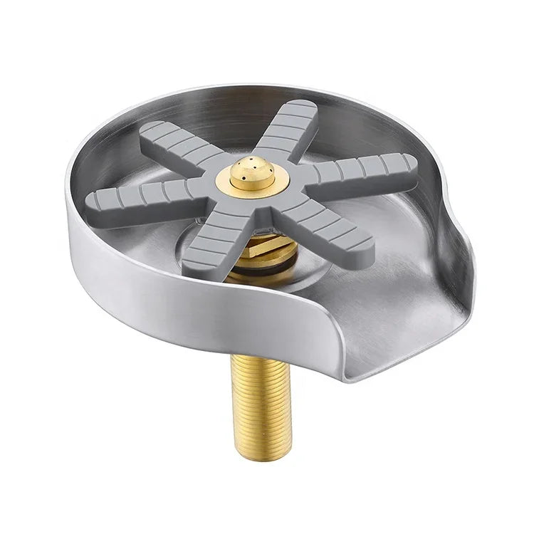 Commercial Bar Cafe Kitchen Bottle Rinser Cleaning Tool High Pressure Automatic Cup Washer
