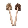 Biodegradable Tampico and Beech Palm Sisal Toilet Brush Household Kitchen Wooden Handle Bottle Brush Pot Brush MegaBDM