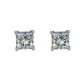 High Quality 3-8mm Rhinestone Small Gemstone Earrings 925 Sterling Silver clear Stud Earrings for Women Gift