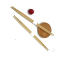 China Factory  24cm Bamboo Chopsticks with Paper Band in the Middle for Wholesale Japanese Chinese Traditional Chopsticks