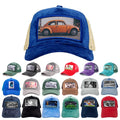 Factory Direct Mesh Back Velvet Trucker Caps Custom Embroidery logo 5 Panels Applique Patches Black White Velvet Trucker Hats