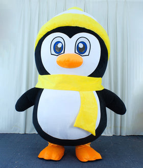Cartoon Style Penguin Inflatable Mascot Suit Parade Decorating and Advertising Props