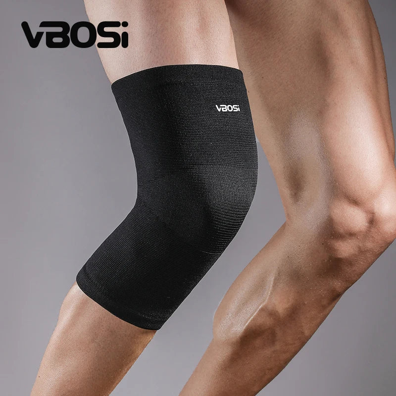 VBOSI Customized Logo Classic Elastic Nylon Knee Support Brace Sports Basketball Baseball Knee Pad Support Knee Joint Protector