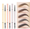 Wholesale Mineral Waterproof Gold Tube Eyebrow Pencil 4 Colors Private Label