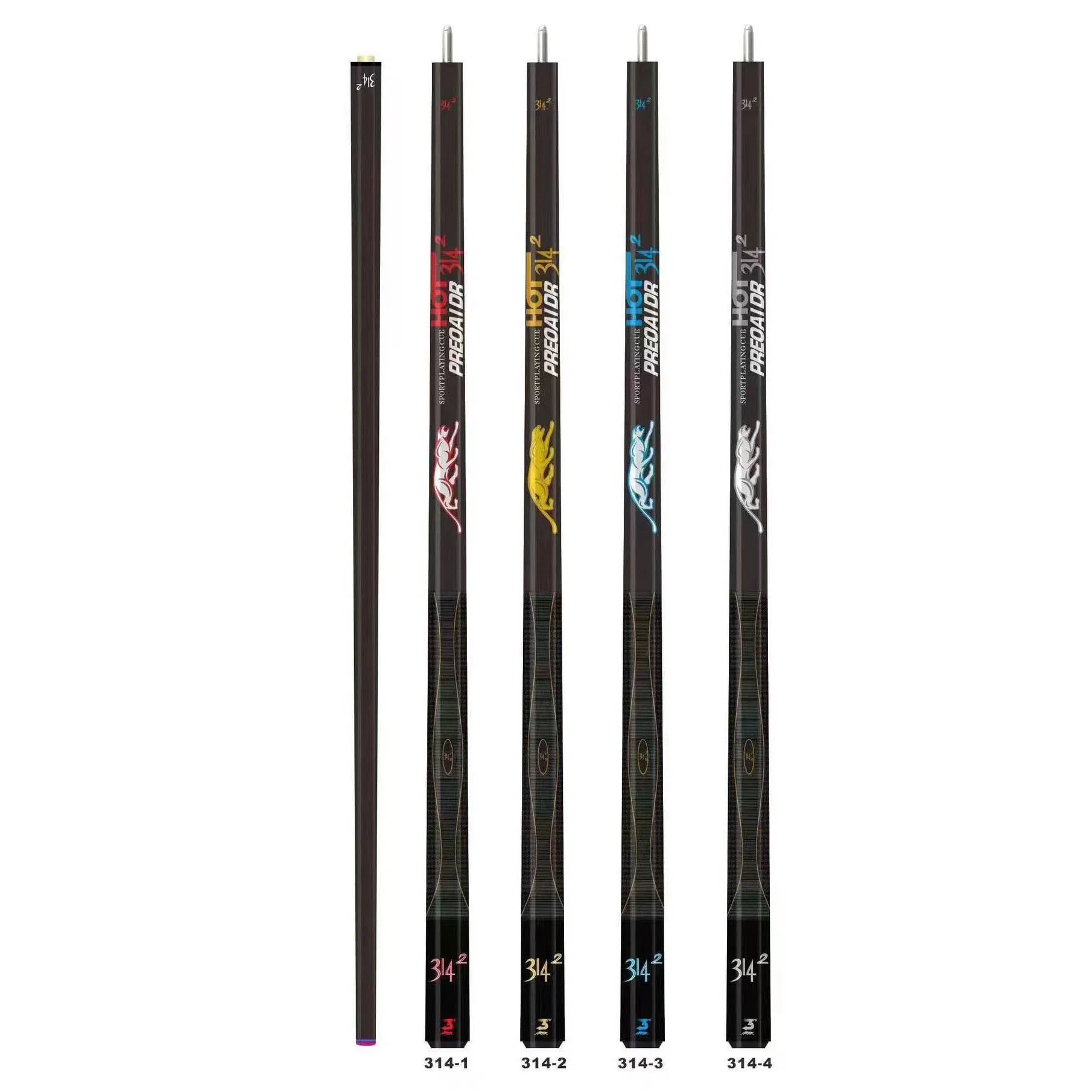 Hot Selling Preoaidr 58" High-tec 3142 Carbon Coating Uni Lock Shaft 13mm 1/2 Billiard Pool Cue for Sale