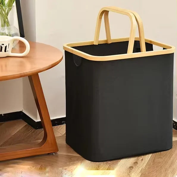 2024 Large Capacity Bathroom Laundry Hamper Basket Wholesale Handy Dirty Clothes Storage Organizer for Living Room Kids Toy