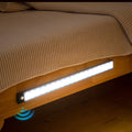 Rechargeable Wireless Motion Sensor Closet Light LED Under Cabinet Light With Aluminum Luminous White Magnet Dark Mah