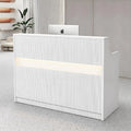 Small Office Customer Service Retail Nurse Station Reception Desk Furniture Front Desk Reception Counter l Shape Rectangle