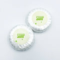 Hotel Size Mini Round Soap 15g/20g/25g/30g Custom Logo & Fragrance Disposable Spa Hotel Room Amenities Set