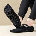 Sports Hosiery Women Short Sock Cotton Breathable Non-slip Silicone Dot Floor Socks Anklets Bandage Ballet Yoga Socks
