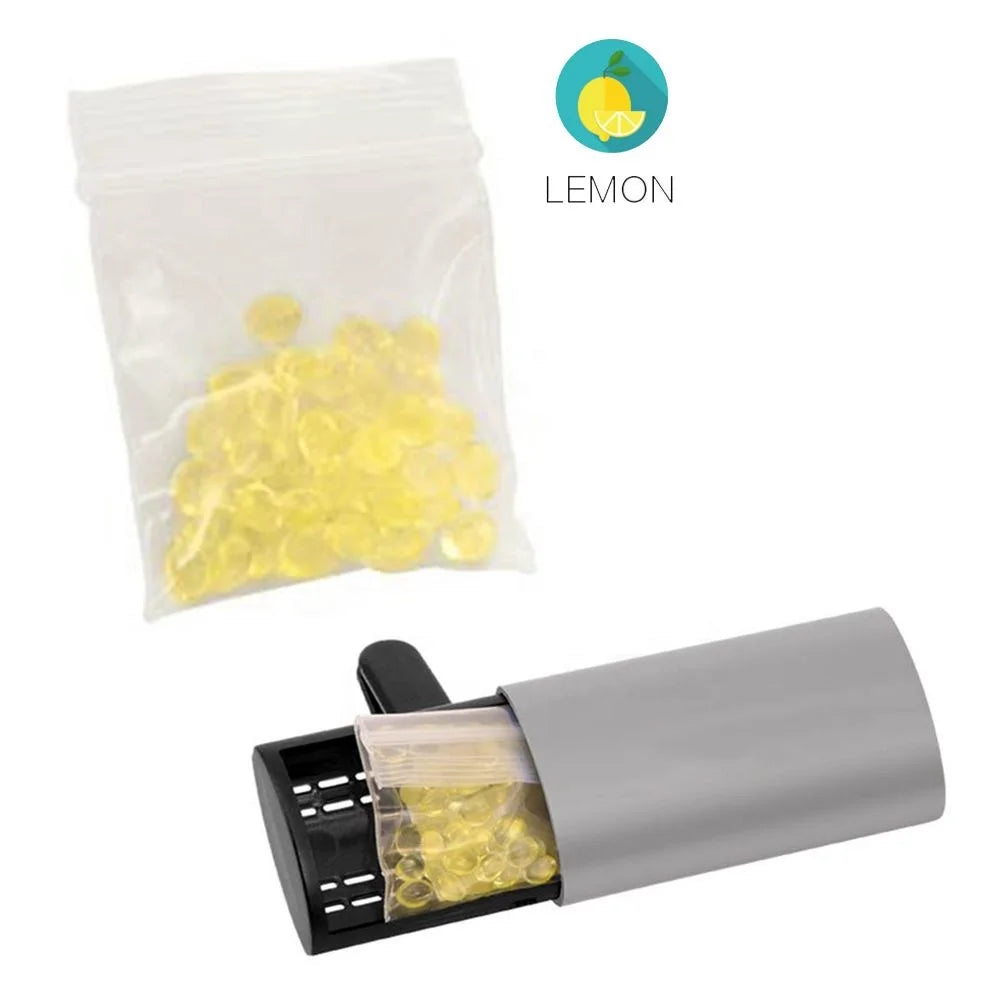 Customized Logo Lemon Scented Car Vent Freshener Promotional Gifts CAF001 Re-fill Scent Ball Arlo Car Air Freshener in Stock