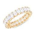 2026 New Year Gift Women Jewelry Gold Plated Crystal CZ Zircon Diamond Ring Engagement Wedding Rings for Brides