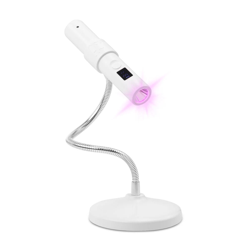 White Touch Thumb Nail Lamp 9W Mini UV Led Flash Curing Gel Extension Light Private Label