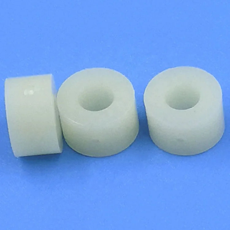 PA66 Nylon White Plastic Round Kind Spacer with No Thread ABS Insulation Isolation Column Standoff Spacer