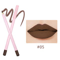 Wholesale OEM Nude Matte Brown Waterproof Pink Pencil Lipliner OEM Custom Vegan 18 Colors Lip Liner Pencil Private Label