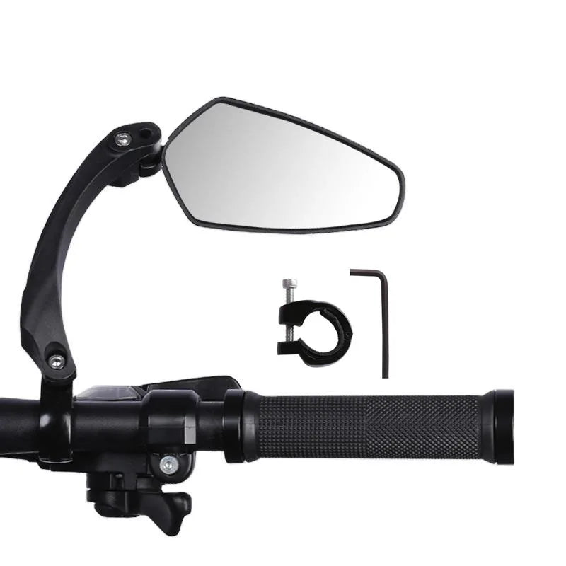 Bike Cycling Wide Range Back Sight Reflector Adjustable Left Right Rearview Bicycle Rear View Mirror
