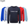 Custom Screen Puff 3d Printing Plain Blank Men's O-neck Sweatshirt 300g Cotton Blend French Terry Crewneck Sweatshirt Unisex