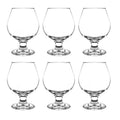 Ultra Design 6pcs 12oz Short Beer Tasting Glasses Clear Spirits Drinking Snifter Glasses