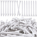 White Bamboo Golf Tees Multi-Color Logo Printed From Manufacturers