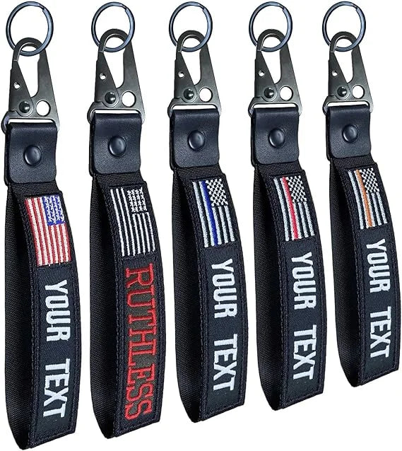 Custom Sublimation Key Tags Keychains Aviation Spray Labels Key Rings Climbing Buckles and Heat Transfer Key Labels.