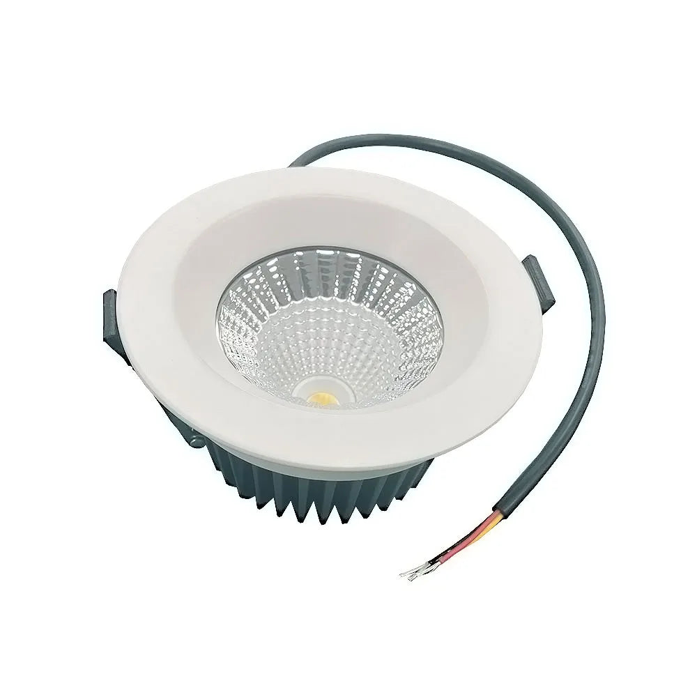 IP65 Downlight 12W Cutout 90mm Ceiling Light Led for Hotel Project Smart Home KNX Loxone Dali 24V Tunable White CCT Downlight