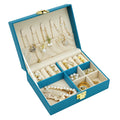 High-End Customized Square Rectangle Jewelry Drawer PU Organizer Factory Direct Sale