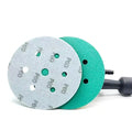 25pcs/set 40sets/carton 6" 150mm Wet & Dry Hook and Loop Sanding Discs 7 Holes Sandpaper Pad 60/80/120/180/240/320 Grit