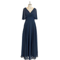 TEENYEE Latest Designs Chiffon Sleeves Elegant Chic Evening Dress 2026 Bridesmaid Dresses Wedding