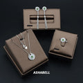 Fine Jewelry 925 Sterling Silver Necklace Set With Natural Jade Inlay Women's Fashion Jewelry Pendant for Birthday or Wedding G