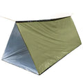 Firstime OEM PE Green Fishing Bivvy Relief Emergency Tent Aluminum Foil Insulation