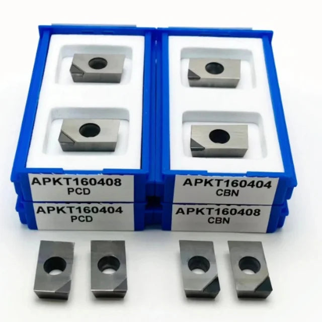 PCD Polycrystalline Diamond Tool CNC Blade APMT 60HRC Virgin Tungsten Carbide Coated Cemented Carbide Customizable OEM External