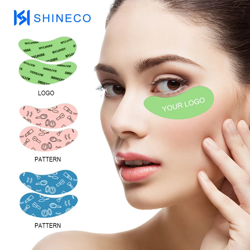 Custom Logo Reusable Silicone Anti-Wrinkle Under Eye Patches Mask with Custom Packaging and Logo